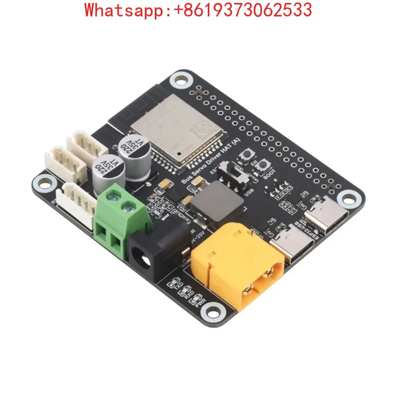 

Serial Bus Servo Driver HAT Integrates ESP32 and Servo Control Circuit Suitable for ST / RSBL Series Serial Bus Servos