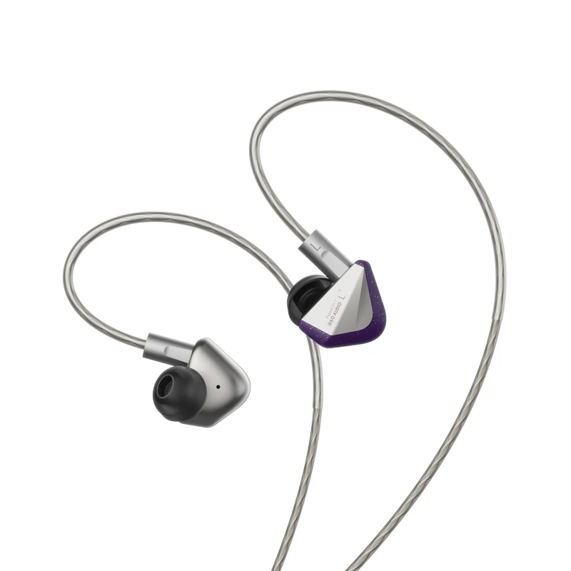 iKKO Asgard OH5 oortelefoon Bekabelde HIFI-hoofdtelefoon iem-headset's Werelds eerste lithium-magnesium membraan In-ear audiomonitor Muziek