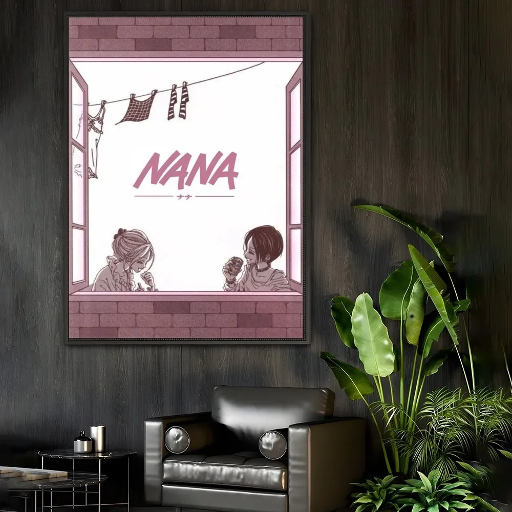 أنيمي نانا أوساكي خط المشارك الكلاسيكية جدار الفن الطباعة اللوحة غرفة المعيشة المنزلي بار ديكور جمالي #4