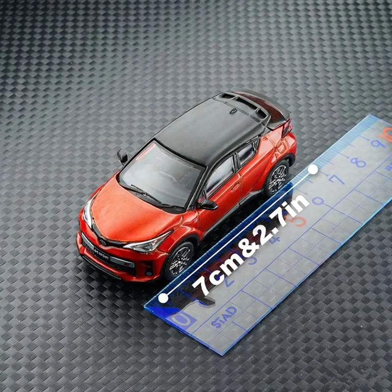 1:64 CHR C-HR SUV Legierung Automodell Druckguss Metall Fahrzeuge Automodell Hohe Simulation Sammlung Miniatur Maßstab Kinder Spielzeug Geschenk
