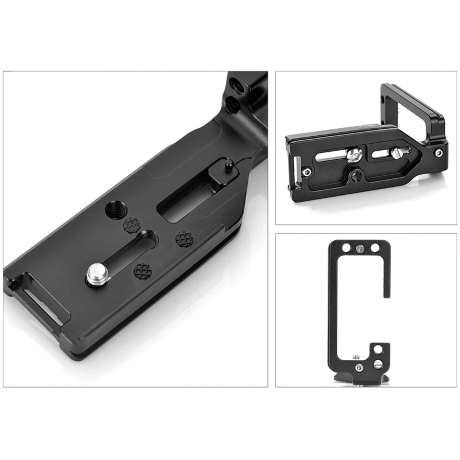 Camera L Bracket Aluminum Alloy L Bracket Quick Release Plate Quick Release Plate Metal High Strength for Photographers