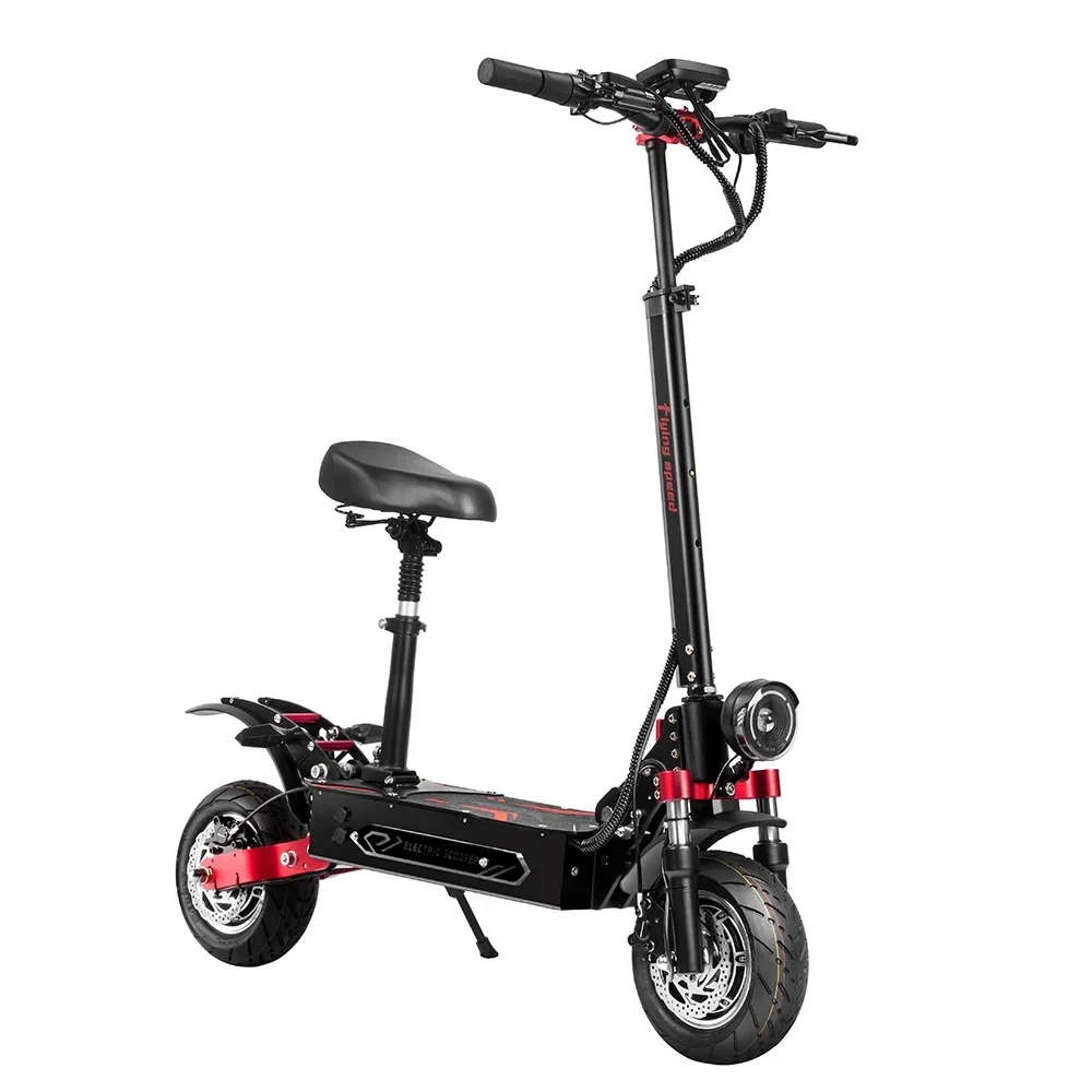 

Электрический самокат BOYUEDA Q7Pro Max, 2*1600 Вт, двойной двигатель, 52 В, 28 А, аккумулятор, внедорожный электронный самокат для взрослых, 10-дюймовый городской самокат для поездок на работу