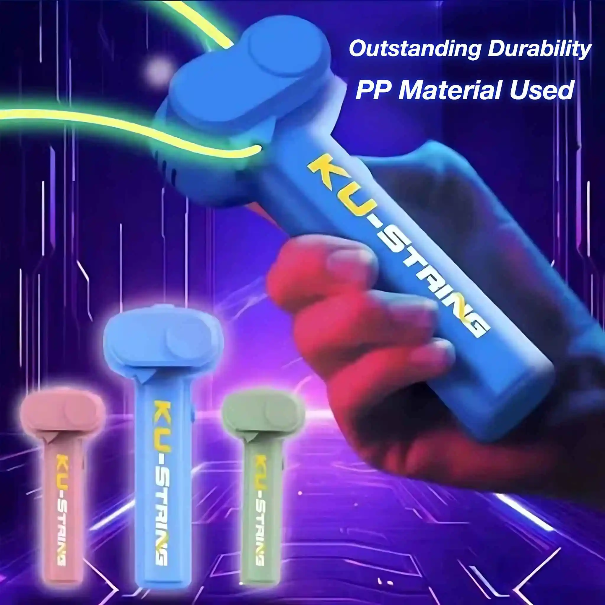 

Светящаяся игрушка-катапульта: верёвка-петля для фиджет-тренировок, ручная, с регулируемой скоростью, летающая верёвка-лассо, игра для детей и взрослых, забавный подарок