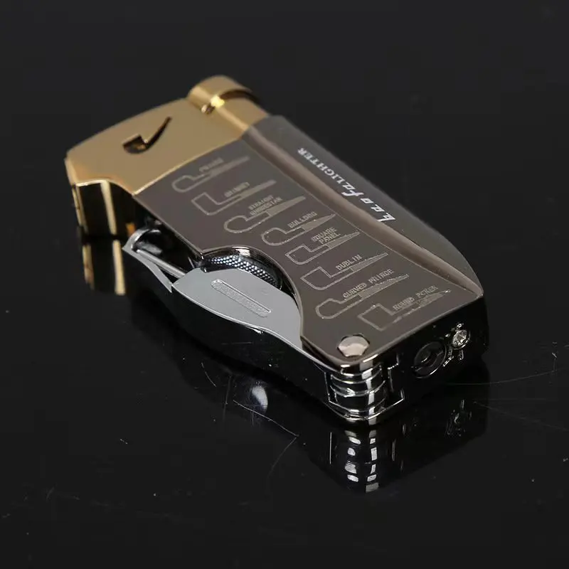 Butane Jet Lighter with Pipe Tool Pipe Rod Lighter Multifunction Gas Lighter Free Fire Compact Cigarette Accessories Cigar Man