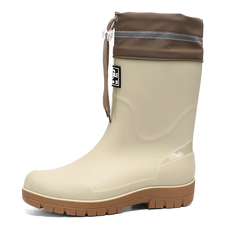 

Men's rain boots and rain boots, adult casual and fashionable waterproof shoes, spring and autumn shoes, outdoor men's shoes