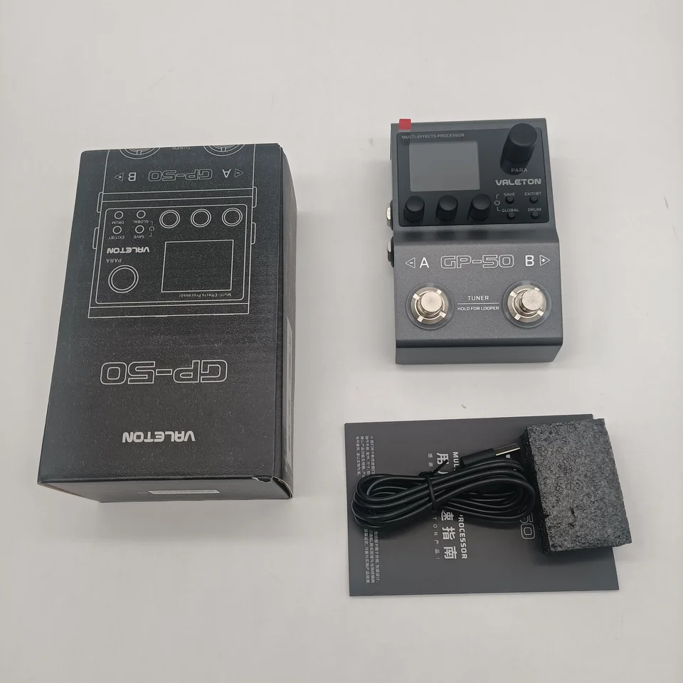 Valeton GP 50 Effect Device Electric Guitar Bass Integrated Single