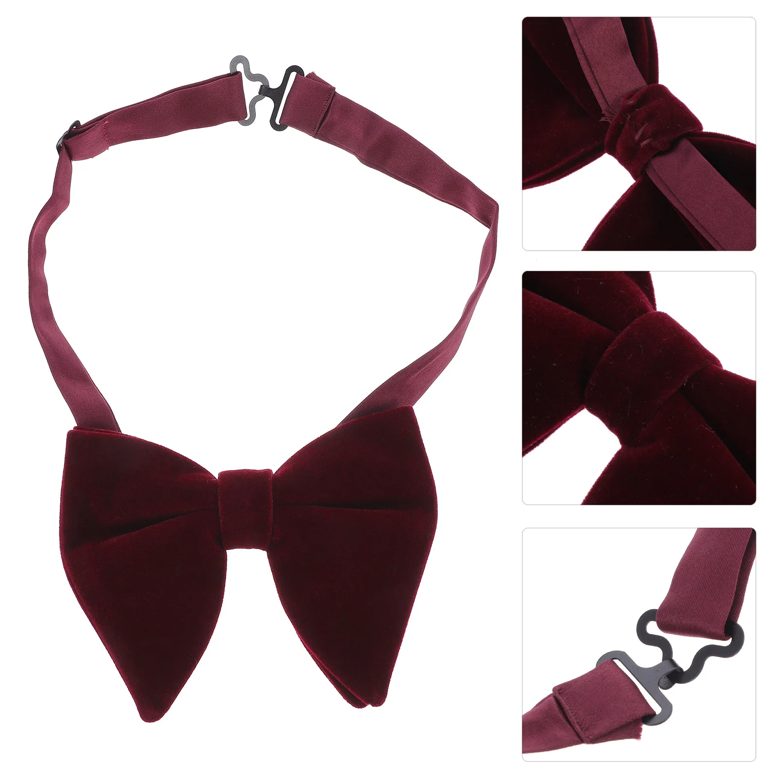 

1pcs Double Layer Accessories Wedding Big Bowtie Party Suit Bow Tie Party Collar Bow Tie Suit Bowtie Shirt Decor