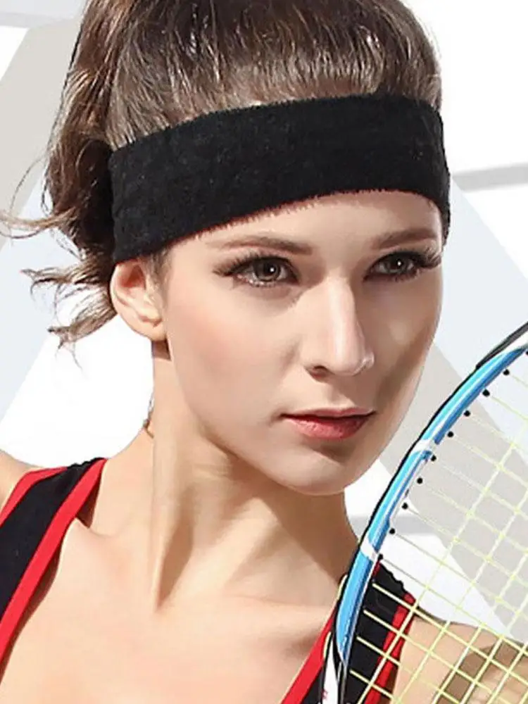 

1pcs Sweatband Sports Gym Athletic Headband Anti-Slip Women Men Yoga Band Fitness Volleyball Breathable Hair Basketball W5S0