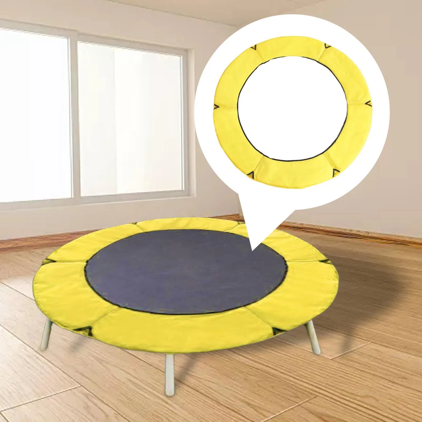 Trampoline Replacement Pad Safety Padding Spring Cover Yellow 1.5m