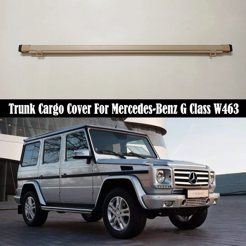 

Trunk Cargo Cover For Mercedes-Benz G Class W463 G55 G63 G65 G350 G400 G500 G550 Security Shield Rear Luggage Curtain Partition