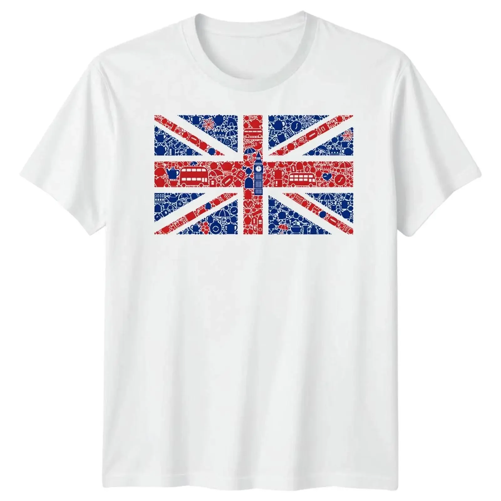 Union Jack T Shirt Großbritannien UK Flagge London Souvenir für Erwachsene amp Kinder vintage Washed Comfortable