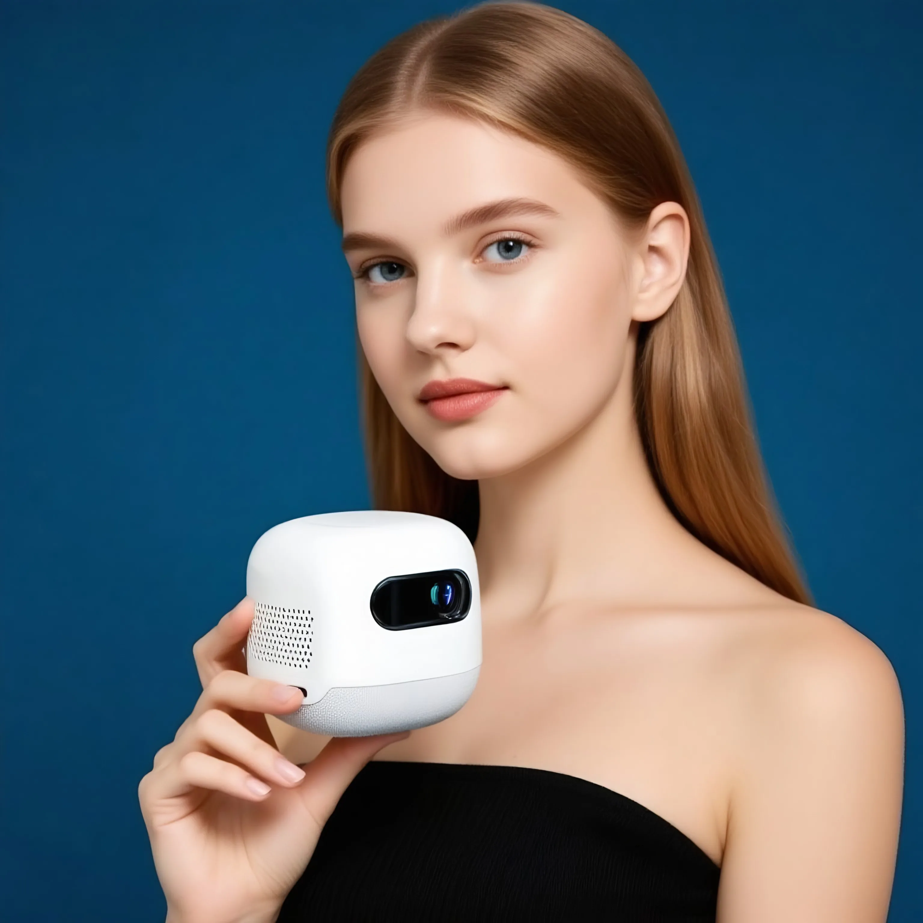 โปรเจคเตอร์พกพาขนาดเล็ก 4K สมาร์ทโปรเจคเตอร์ 5G รองรับบลูทูธ ขนาด 13 นิ้ว 3D โฟกัสอัตโนมัติ ระยะฉายสั้น แบตเตอรี่แบบชาร์จได้ 2G ใช้ได้ทั้งในบ้านและนอกบ้าน ระบบปฏิบัติการ Android 13