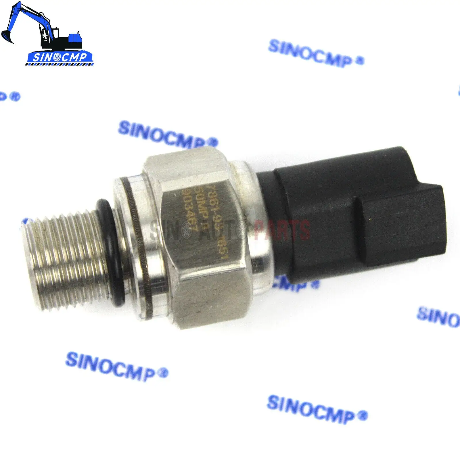 50Mpa Pressure Sensor 7861-93-1651 7861-93-1650 7861-93-1652 For Komatsu Excavator PC200-7 PC300-7 D155AX Hydraulic Travel