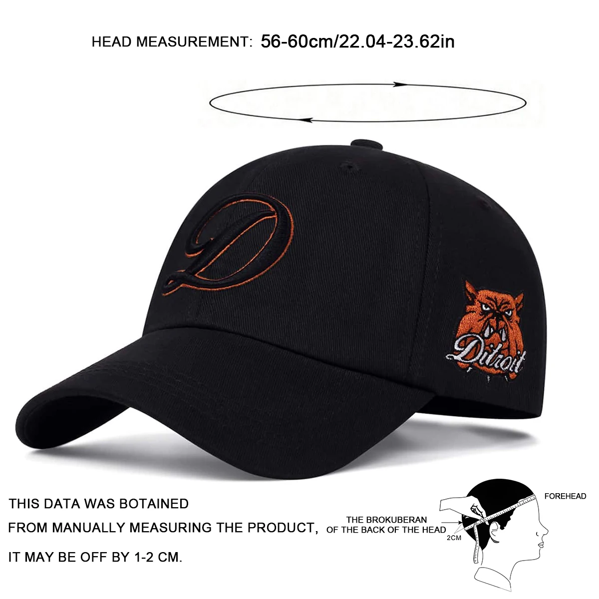 للجنسين D إلكتروني التطريز قبعات البيسبول الربيع والخريف في الهواء الطلق قابل للتعديل قبعات عادية واقية من الشمس قبعة قبعة رياضية