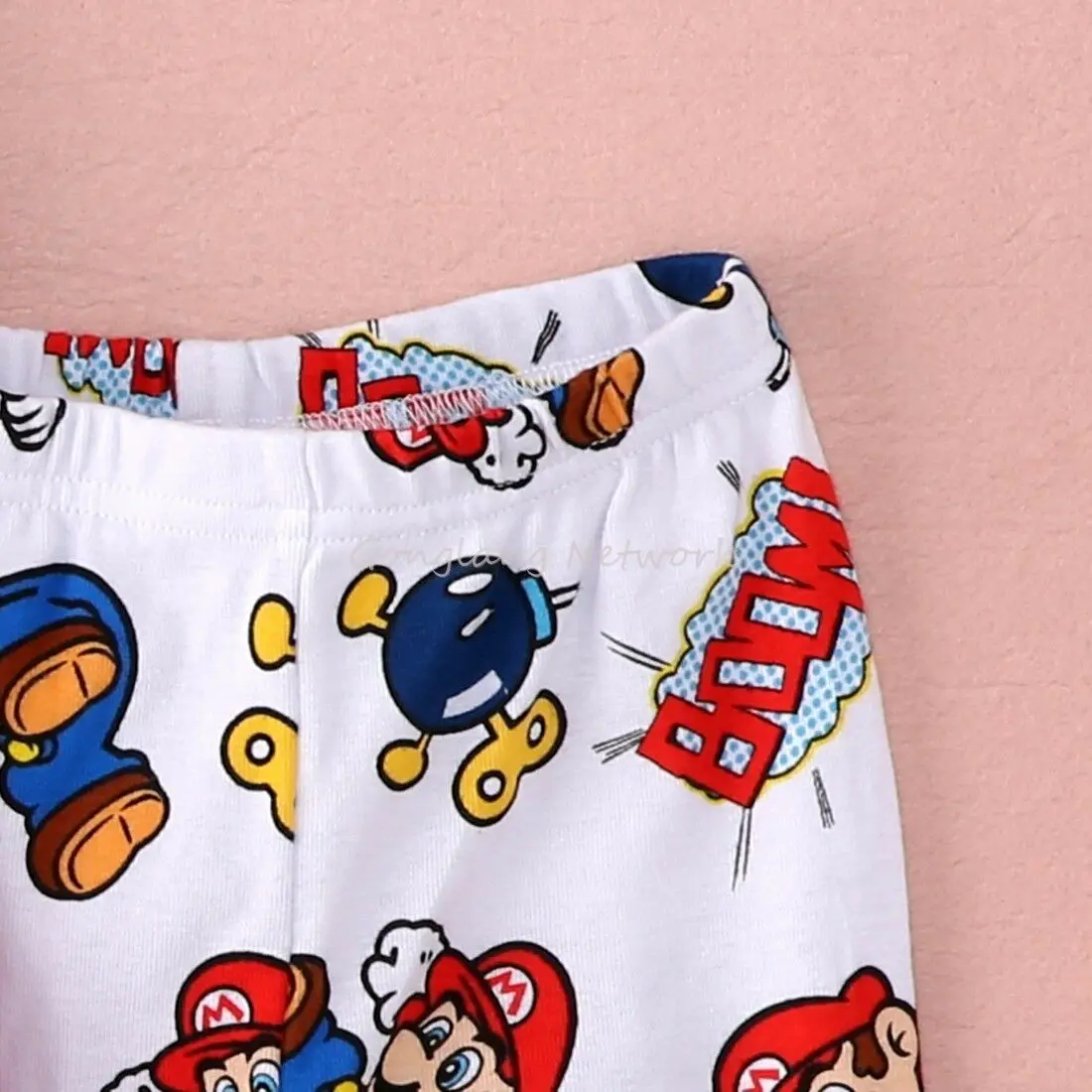 Superbohater Mario Boys Baby piżamy zestaw maluch Kid bielizna nocna piżamy zestaw ubrań dla dzieci moda Casual odzież dla 1-7Y