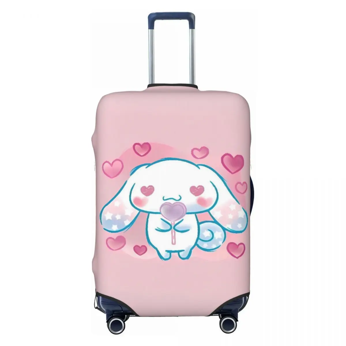 

Sweet-natured Cinnamoroll Cartoon Suitcase Cover Cruise Trip Protection Holiday Elastic Luggage Case