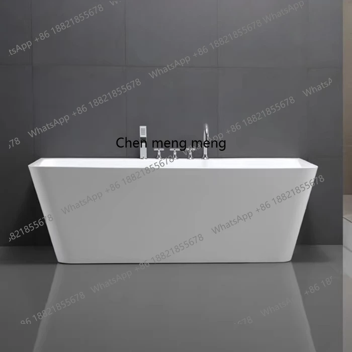 

Shabo edge with faucet, freestanding, bathtub, long acrylic, bathtub