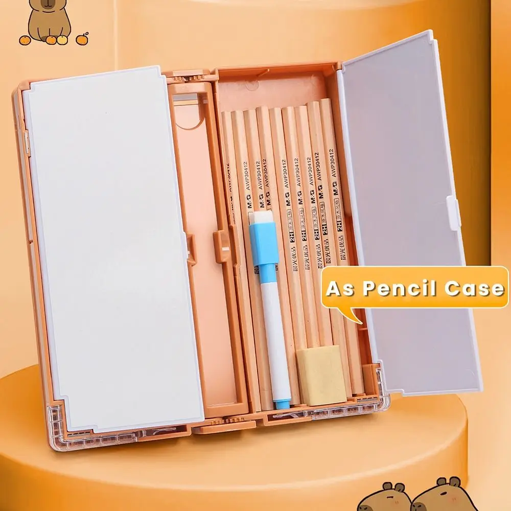 

Новая книжная полка для чтения, пенал Capybara, многофункциональный пенал, органайзер для канцелярских принадлежностей, школьный офис