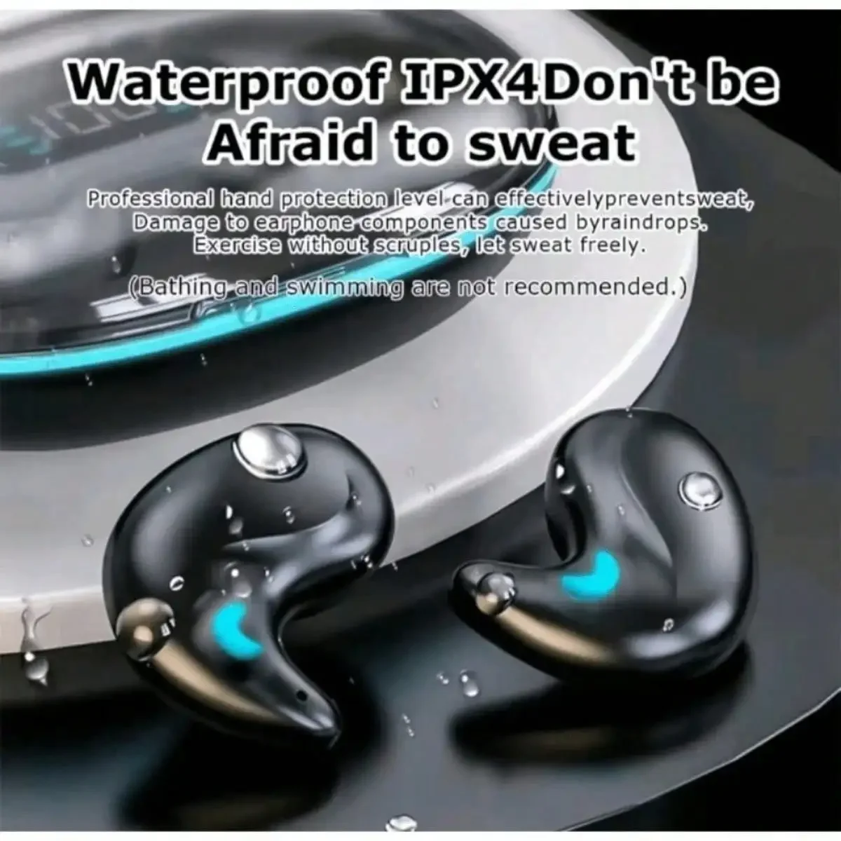 جديد X55Pro النوم سماعات بلوتوث سماعة لاسلكية تعمل بالبلوتوث سماعات مقاوم للماء مرحبا فاي ستيريو Ea rpods مع هيئة التصنيع العسكري لجميع الهواتف الذكية