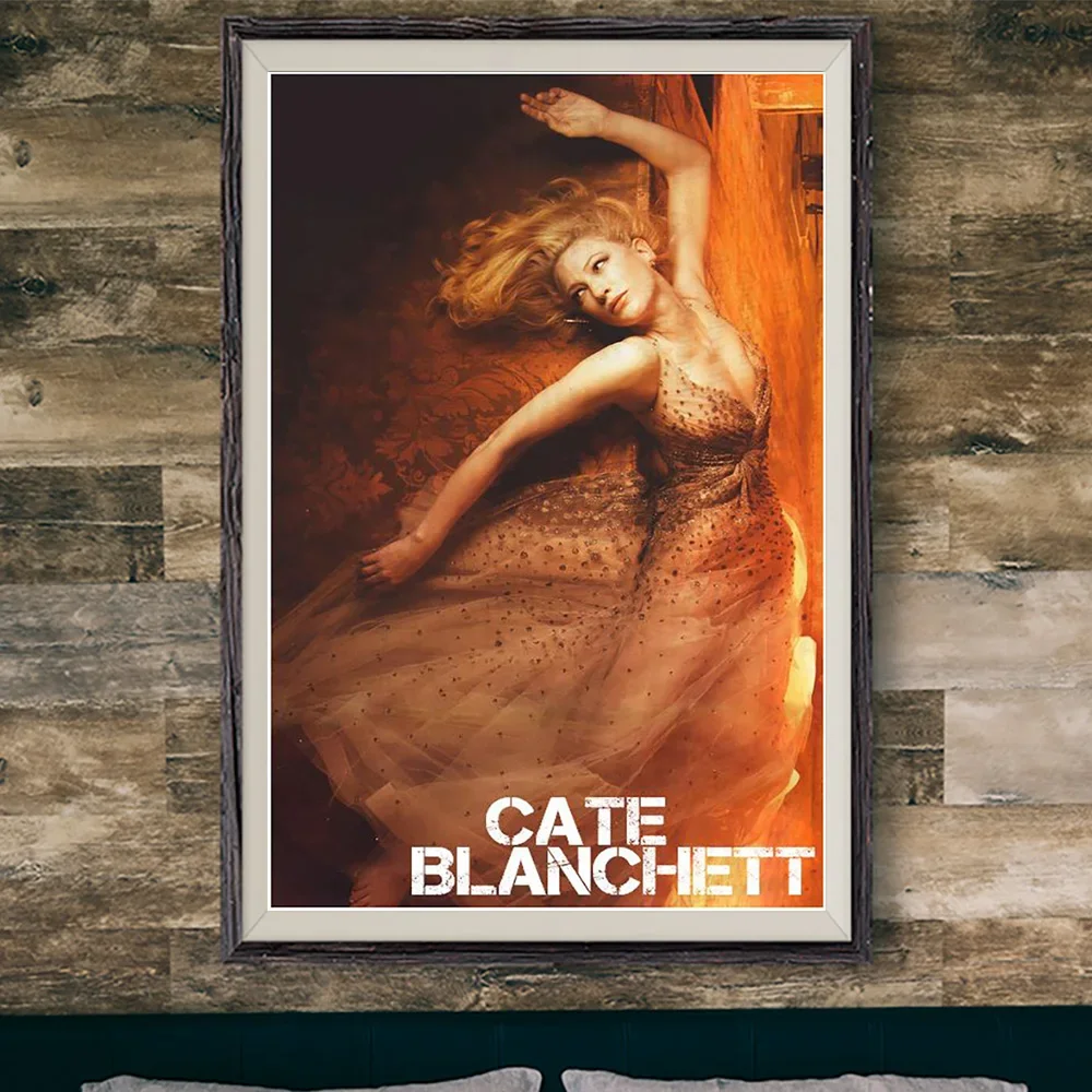 E131 Cate Blanchett Sexy Model Movie Star Wall Silk Cloth Poster Art Home Decoration Gift