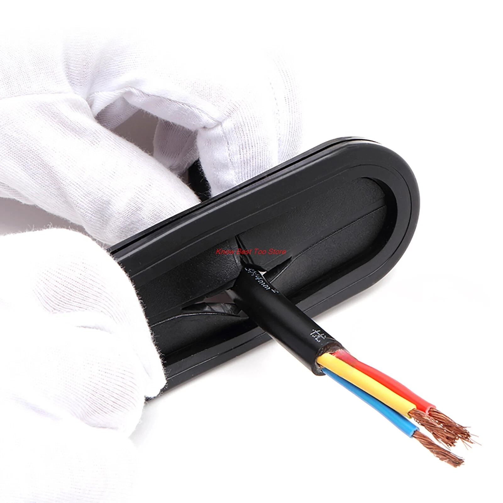 Oval Rubber Grommets (13~100mm) - Firewall Hole Gasket for Electrical Wiring | Closed Blind Cable Protective Coil