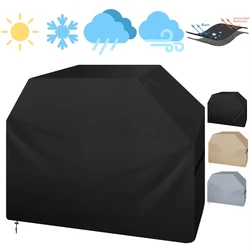 Barbecue Cover with Velcro Large BBQ Grill Cover Windproof UV Resistant 147x61x122CM 190D Heavy Duty Barbecue Gas Grill Cover