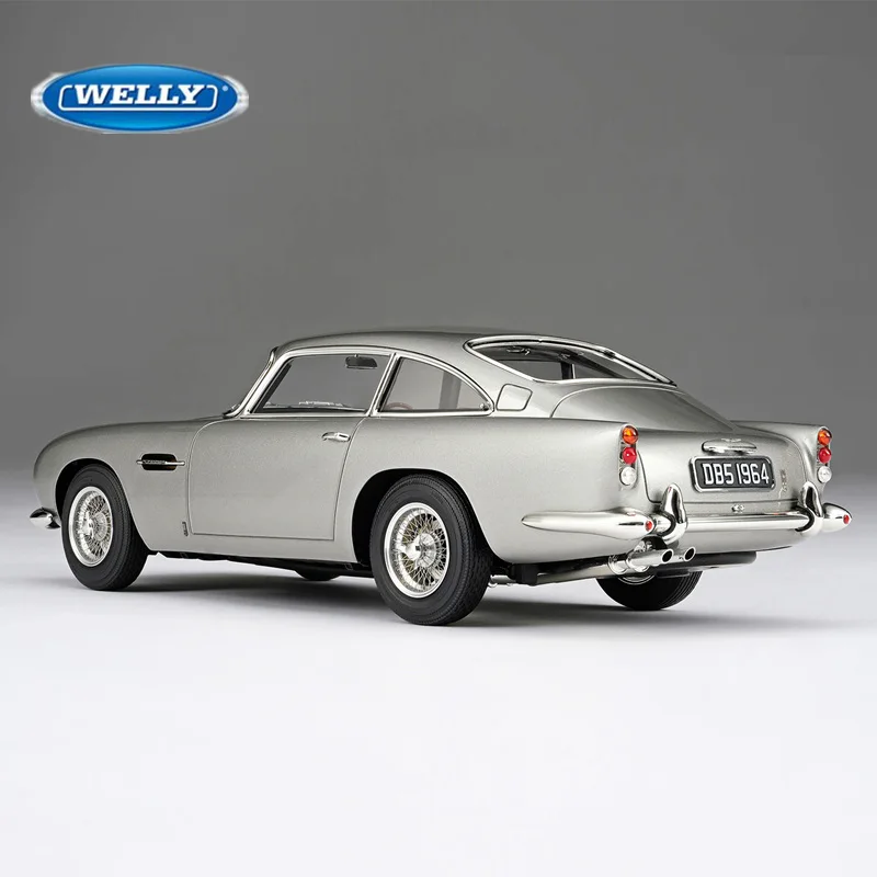 

WELLY 1:24 Aston Martin DB5 модель спортивного автомобиля из сплава, литая под давлением металлическая классическая супергоночная модель автомобиля, имитация детской игрушки в подарок