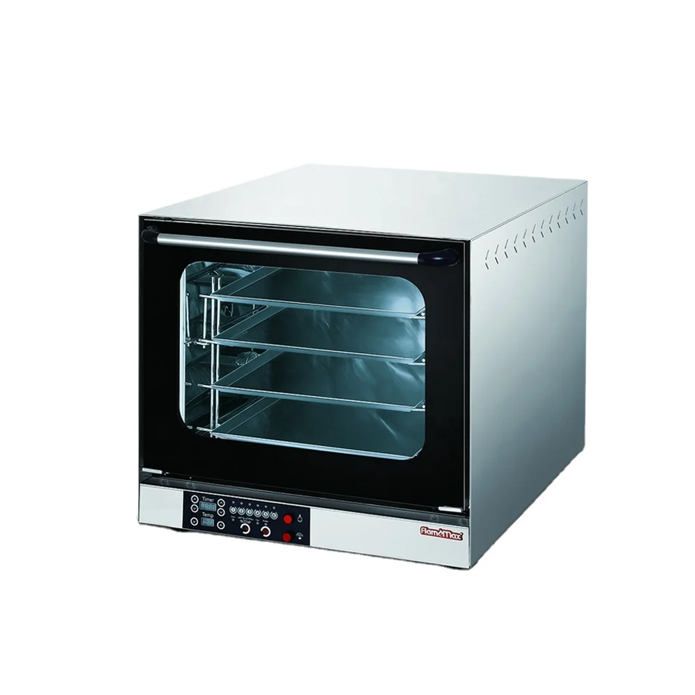 

High Quality Stainless Steel 430 Convection Built-in Oven Hotel Kitchen Bakery Equipment Hot Air Circulation Oven