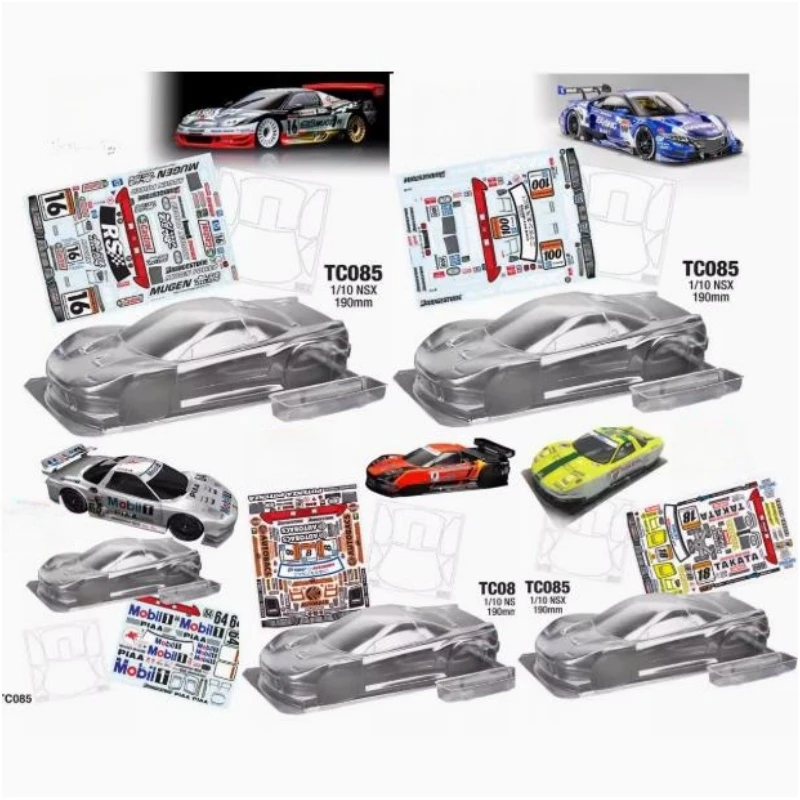

Масштаб 1/10, дорожный кузов Honda NSX GTR RS, корпус гоночного автомобиля, прозрачный, неокрашенный, RC Drift, 190 мм