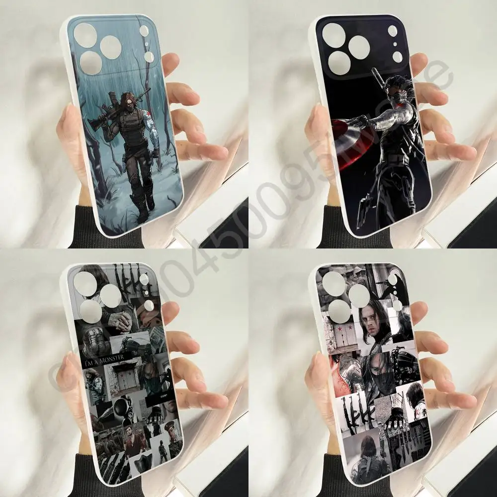 

B-Bucky B-Barnes Winter S-Soldier Phone Case For iPhone 11,16,15,14,13,17,12,Plus,E,Air,Mini,Pro,Max Magnetic Magsafe Soft Cover