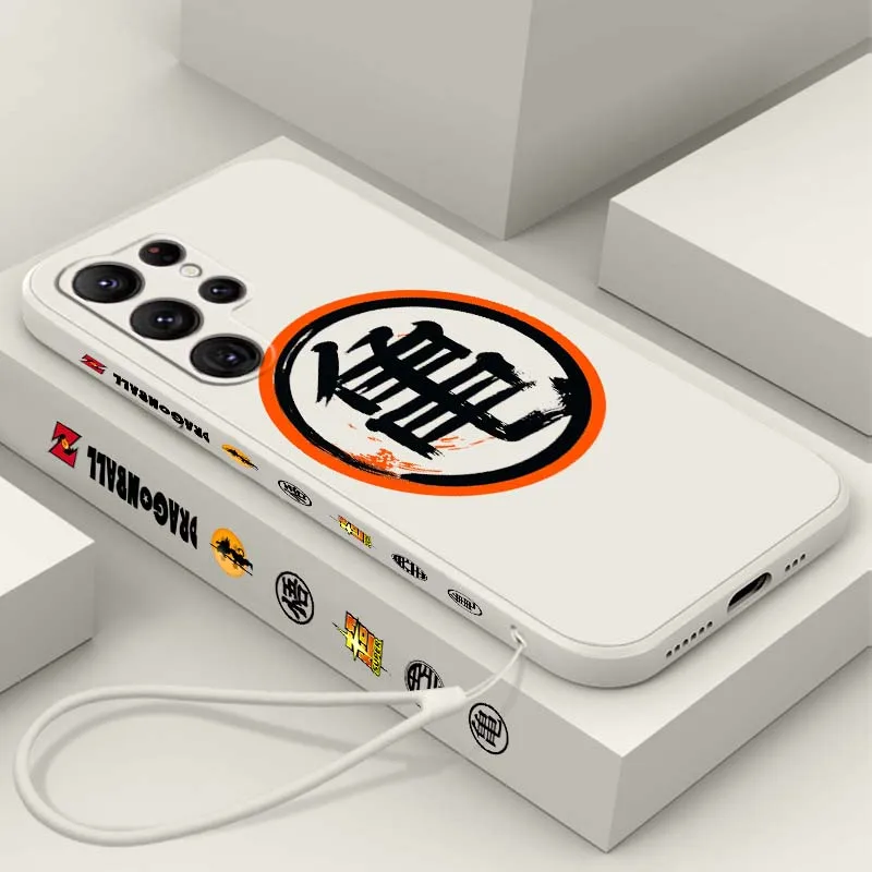 

Dragon Ball Design Cool Logo For Samsung Galaxy S26 S25 S24 S23 S22 S21 S20 S10 Edge Ultra Plus FE Liquid Left Rope Phone Case