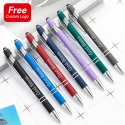 Touch Screen Dual Purpose Metal Ball Point Pen Personalized Customized Logo Enterprise Advertising Office Pens School Stationery