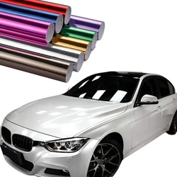10/30x100cm Car Mirror Chrome Vinyl Wrap Film Stickers Decals DIY Car Decoration Protective Wrapping Film Auto Accessories