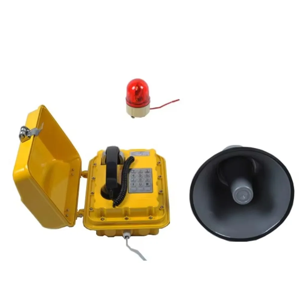 Traffic Communication Metal Housing Telephone Encryption Airport IP65 Defense Industrial Telephone