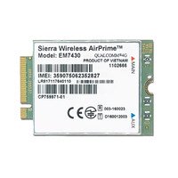 Unlocked Sierra EM7430 LTE Cat6 M.2 Module GNSS Receiver FDD-LTE TDD-LTE 4G WWAN Card For PC Laptop Router