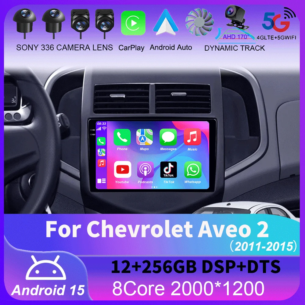 

Android 15 For Chevrolet Aveo 2 2011 - 2015 Car Radio Multimedia Video Player Navigation GPS