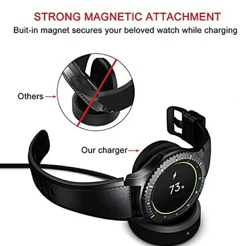 

For Samsung Gear Sport/S2/S3 Classic/Frontier Smartwatch Charger Replacement Charging Base Cable