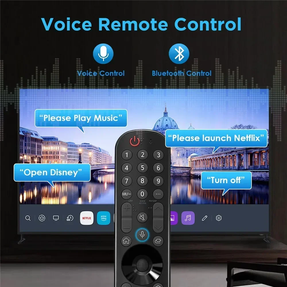 Hunnesor Replacement Voice Magic Remote Control for LG Smart TV 2021 2022 with Pointer Flying Mouse LED OLED UHD QNED NanoCell