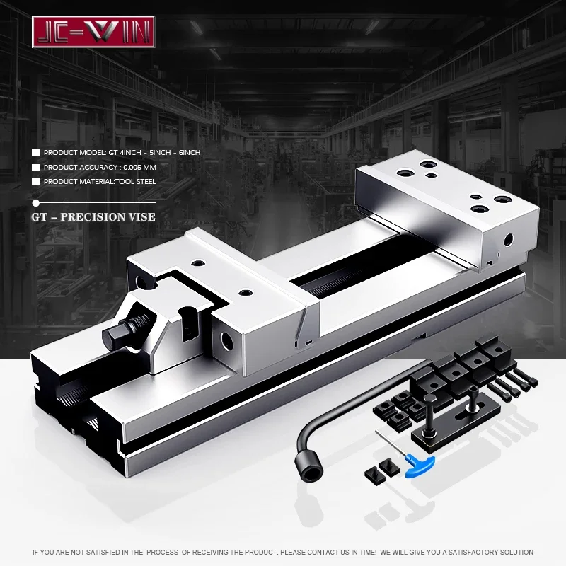 Precision Bench Vise Work Bench 4/5/6Inch Clamp Machine Large Opening Fixture Apply to Various CNC