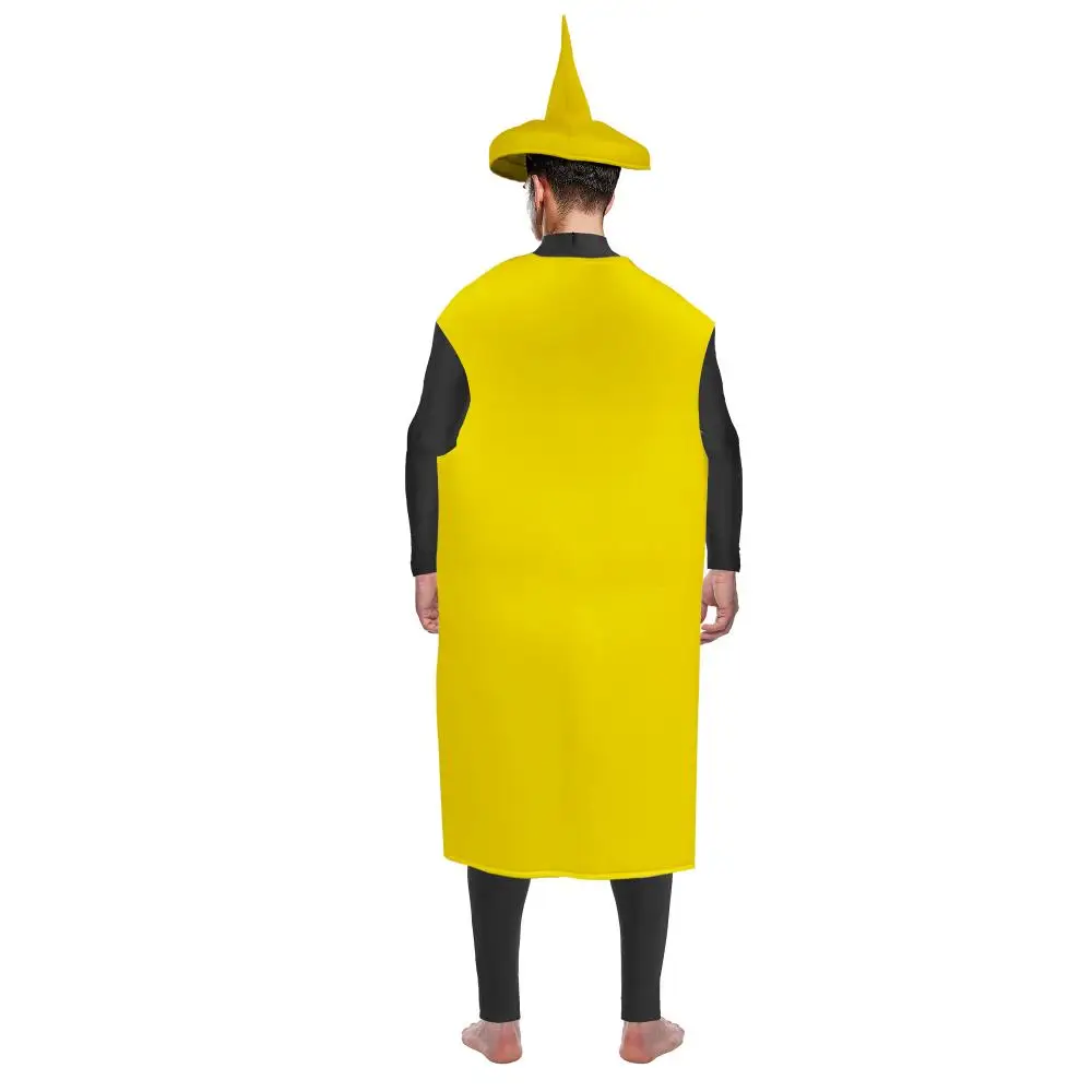 Halloween Lustige Ketchup-Salat-Sauce Cosplay-Kostüme für Erwachsene Unisex Essen-Party Bühnenshow Faschingskostüm Karneval Bar Maskottchen Verkleidung – Detail 10