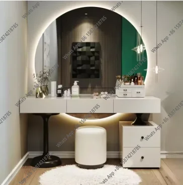 Makeup Vanity Table Set Hotel Furniture Room Nordic Home Bedroom Organizer Bedside Dresser Luxury Tocadores Woman Dressing