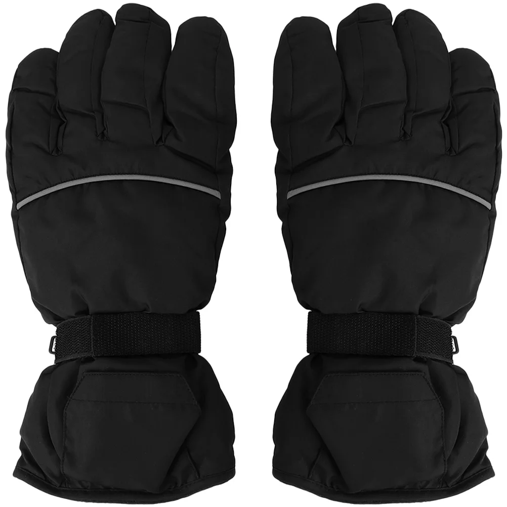 1 paar verwarmingshandschoenen Oplaadbaar aangedreven touchscreen voor skiën, paardrijden, wandelen, motorfiets, vissen, kamperen, thermische hand