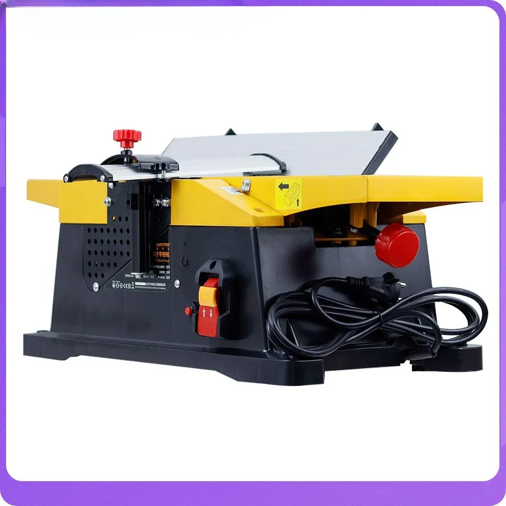 1800W Electric Wood Thicknesser Hand Planer Desktop Multifunctional Woodworking Wood Jointer Carving Power Tools Machine