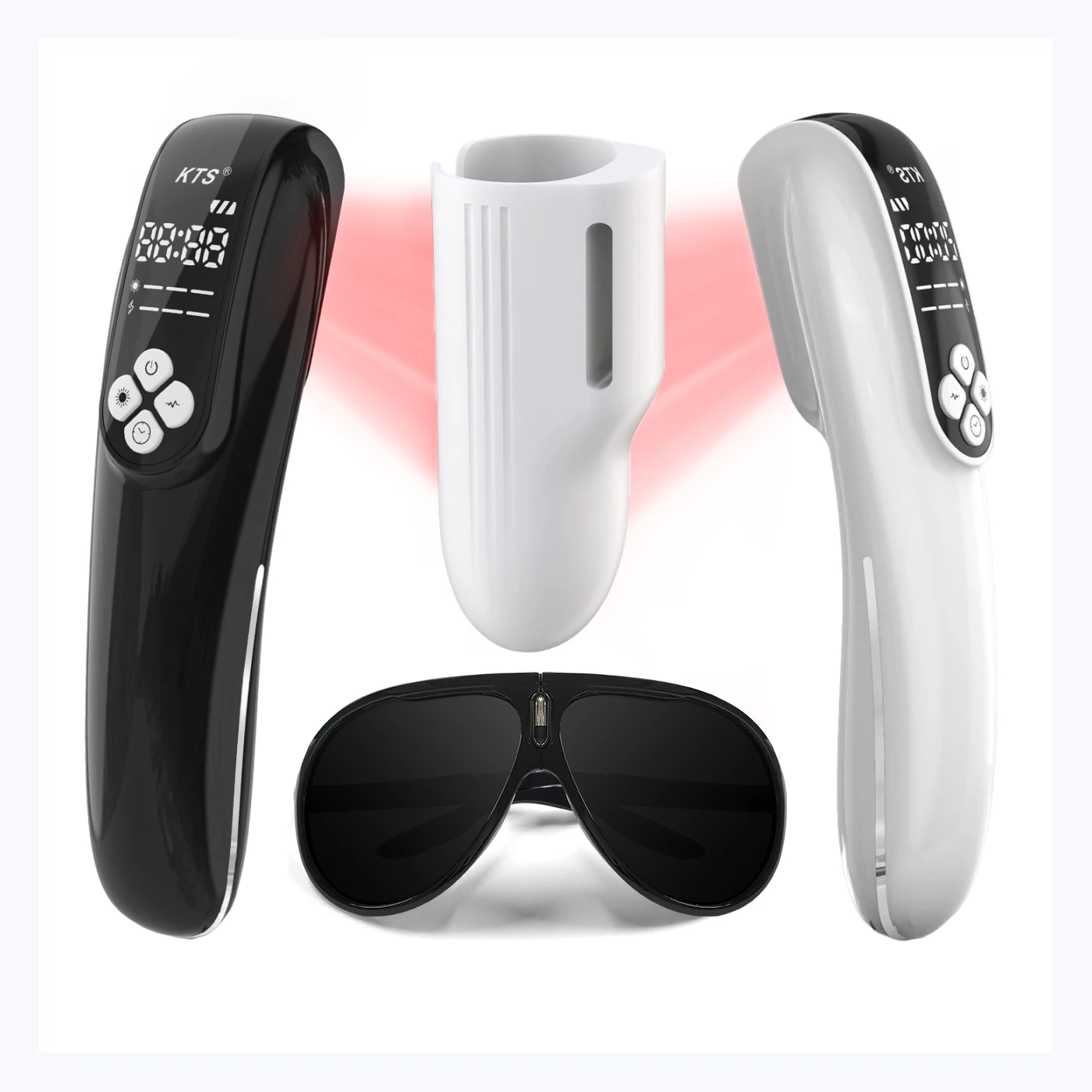 4x808nm 12x650nm Portable Laser Therapy Device for Pain Joint Relief, Deep for Aches, Neuropathy, High Intensity Muscle Soreness