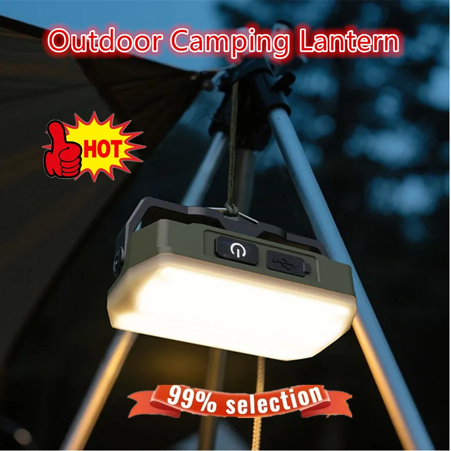

Портативный уличный фонарь для кемпинга, сверхдлительный срок службы батареи, перезаряжаемый аварийный светильник, сильный магнит, рабочий светильник для ремонта