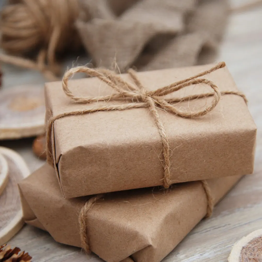 1 Roll 50M Brown Kraft Paper Roll for Gift Box Wrapping Flower Packaging DIY Craft Paper Bouquet Decoration Book Cover