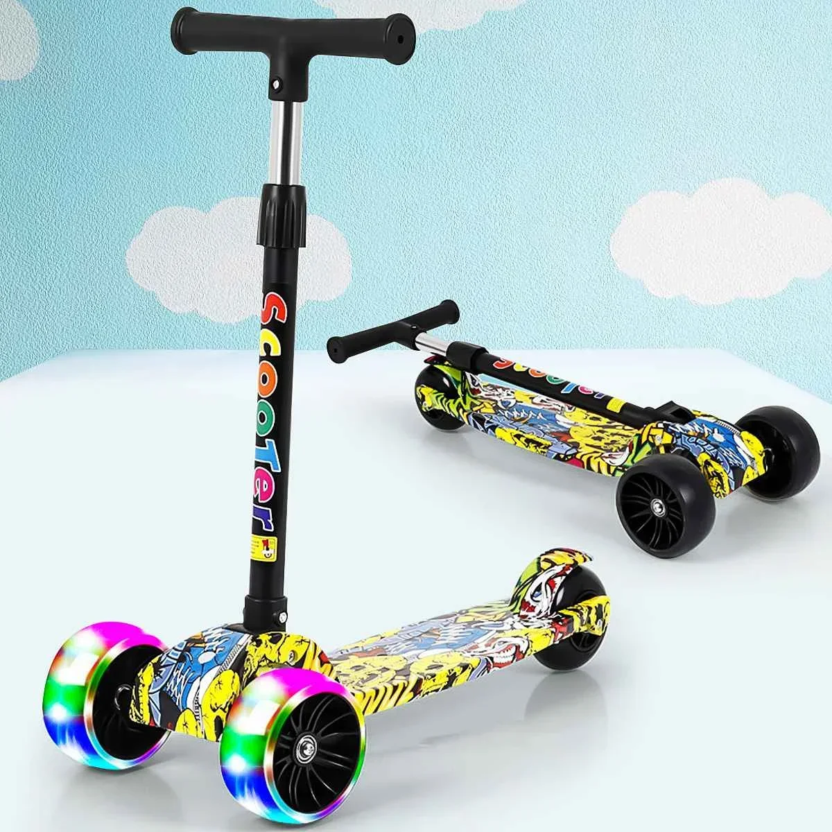 Kids 3-Wheel LED Scooter 1