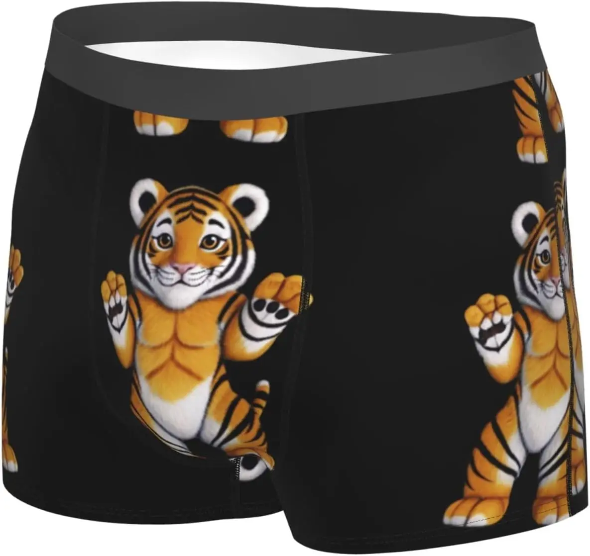 

Tiger Cub Men's boxer briefs suitable for business sports and leisure multiple Men's Underwear with Moisture-Wicking Fabric