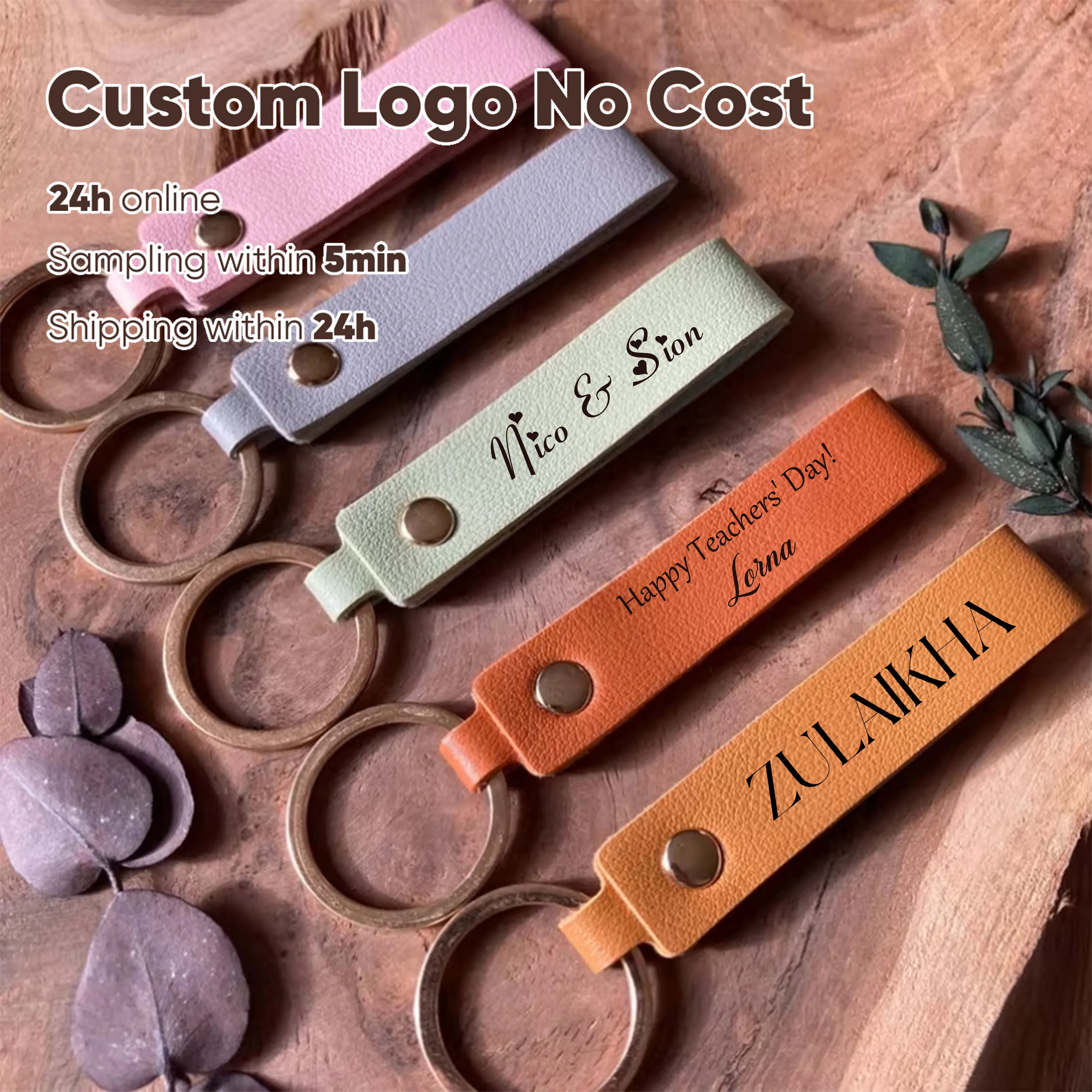 

ALEX STREETER Free Custom Keychain Engraving Name & Date KeyPU Leather Chains Graduation Season Keyring Keychain Teachers' Day