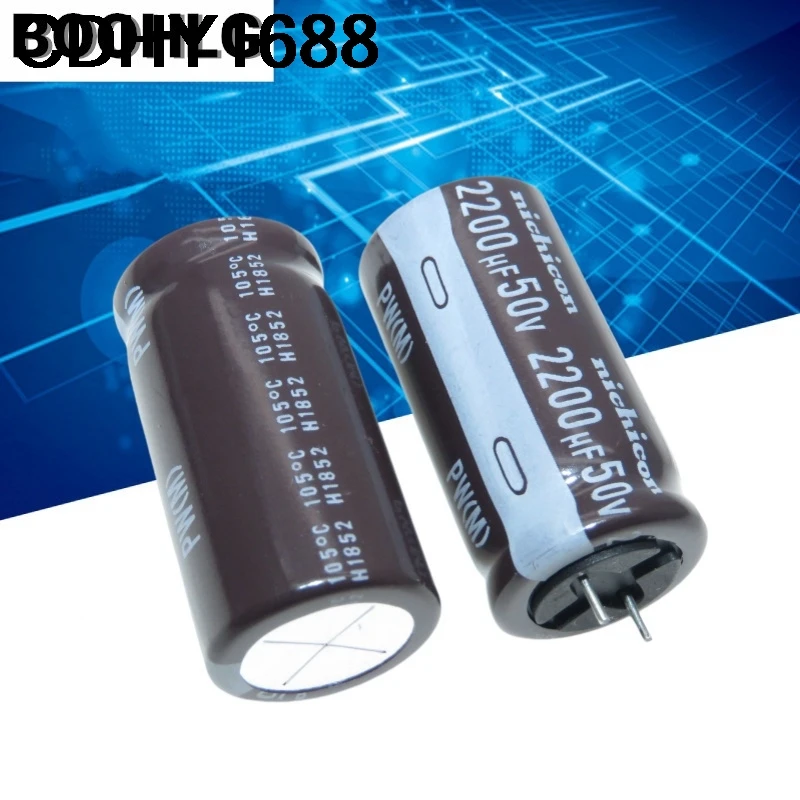 

5 шт. оригинальный конденсатор 2200 мкФ 50 В 50 В 2200 мкФ высокая частота с низким сопротивлением короткий контакт